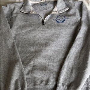 Kentucky Branded Women's Gray Quarter-Zip Sweater